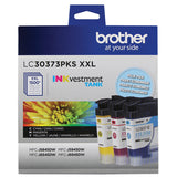 Lot de 3 cartouches d'encre Brother LC30373PKS à très haute capacité