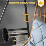 Hammock Chair Stand, Hanging Heavy Duty Metal Frame Hammock Stand for Hanging Hammock Air Porch Swing Chair