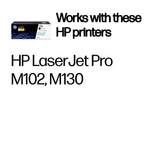 HP 17A Black Original LaserJet Toner Cartridge, 1,600 Pages