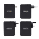 StarTech.com 140W USB-C Wall Charger, 3x USB-C/1x USB-A, PD 3.1 Intern
