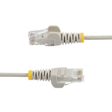 StarTech.com 2ft Gray Slim CAT6 Cable, 10 Pack, 100W PoE
