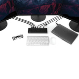 StarTech.com 4K USB-C Dock, Triple UHD 4K Monitor Docking Station, Mac