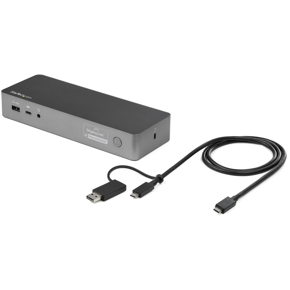 StarTech.com Universal Laptop Docking Station, Hybrid USB-C & USB-A Do