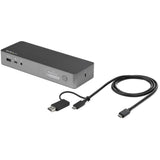 StarTech.com Universal Laptop Docking Station, Hybrid USB-C & USB-A Do