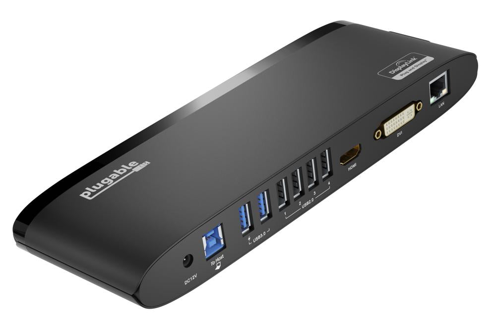 Station d'accueil horizontale double écran DisplayLink USB vers
