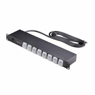 StarTech.com RKPW081915 19-Inch 1U Rackmount 8 Outlet PDU Power Distri