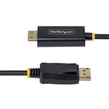 StarTech.com 6ft DisplayPort to HDMI Adapter Cable with Gripping Conne