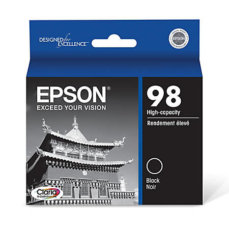 Epson 98 Black Ink Cartridge - 550 Page Yield