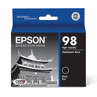Epson 98 Black Ink Cartridge - 550 Page Yield