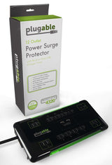 Plugable Technologies PS12-USB25 surge protector Black 12 AC outlet(s)