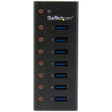 StarTech.com Concentrateur USB 3.0 7 ports (5Gbps) - Montable sur bureau ou mur Mé
