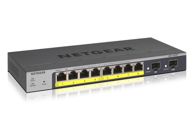Commutateur Ethernet Gigabit intelligent NETGEAR 8 ports PoE (GS110TP)