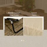 2 chaises longues patio pliantes