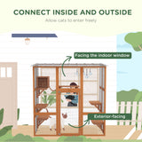 Grand catio extérieur avec toit imperméable