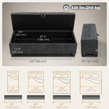 Storage Ottoman Bench, 63