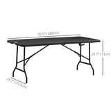 Foldable Patio Dining Table for 6