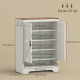 5-Tier Shoe Storage Cabinet for 15 Pairs
