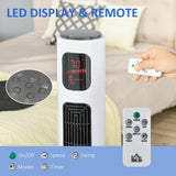 Ventilateur tour sur pied pour rafraîchissement à domicile ou chambre avec oscillation, 3 vitesses