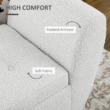Banc de rangement capitonné avec accoudoirs