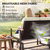 Outdoor Glider Bench for 2 Person
