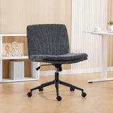 Criss Cross Chair with Wheels, Adjustable Height