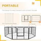 8 Panel Heavy Duty Dog Playpen 23.5