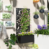 Raised Garden Bed with Trellis