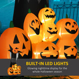 9ft Inflatable Halloween Decoration Pumpkin Ghost with Pumpkins