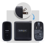 StarTech.com 65W USB-C Laptop Charger, GaN Charger with Power Adapter