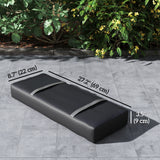 2PCS Patio Umbrella Base Weight Bag, Umbrella Stand Weights with Handles, 33 lbs with Sand Filling