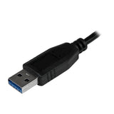 StarTech.com Hub USB 3.0 à 4 ports – Câble intégré – Compact – SuperSpee