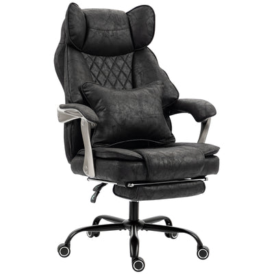 Executive Office Chair, Leathaire Big and Tall Office Chair 400 lbs with Wide Seat, Reclining, Lumbar Support
