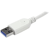 StarTech.com Hub USB 3.0 à 4 ports – Câble intégré – Compact – SuperSpeed
