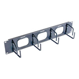 APC Horizontal Cable Organizer 2U with pass-through holes