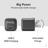 Plugable Technologies PS-30C1B 30W USB-C Fast Charger