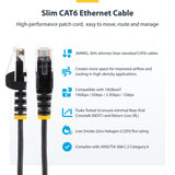 StarTech.com 2ft Gray Slim CAT6 Cable, 10 Pack, 100W PoE