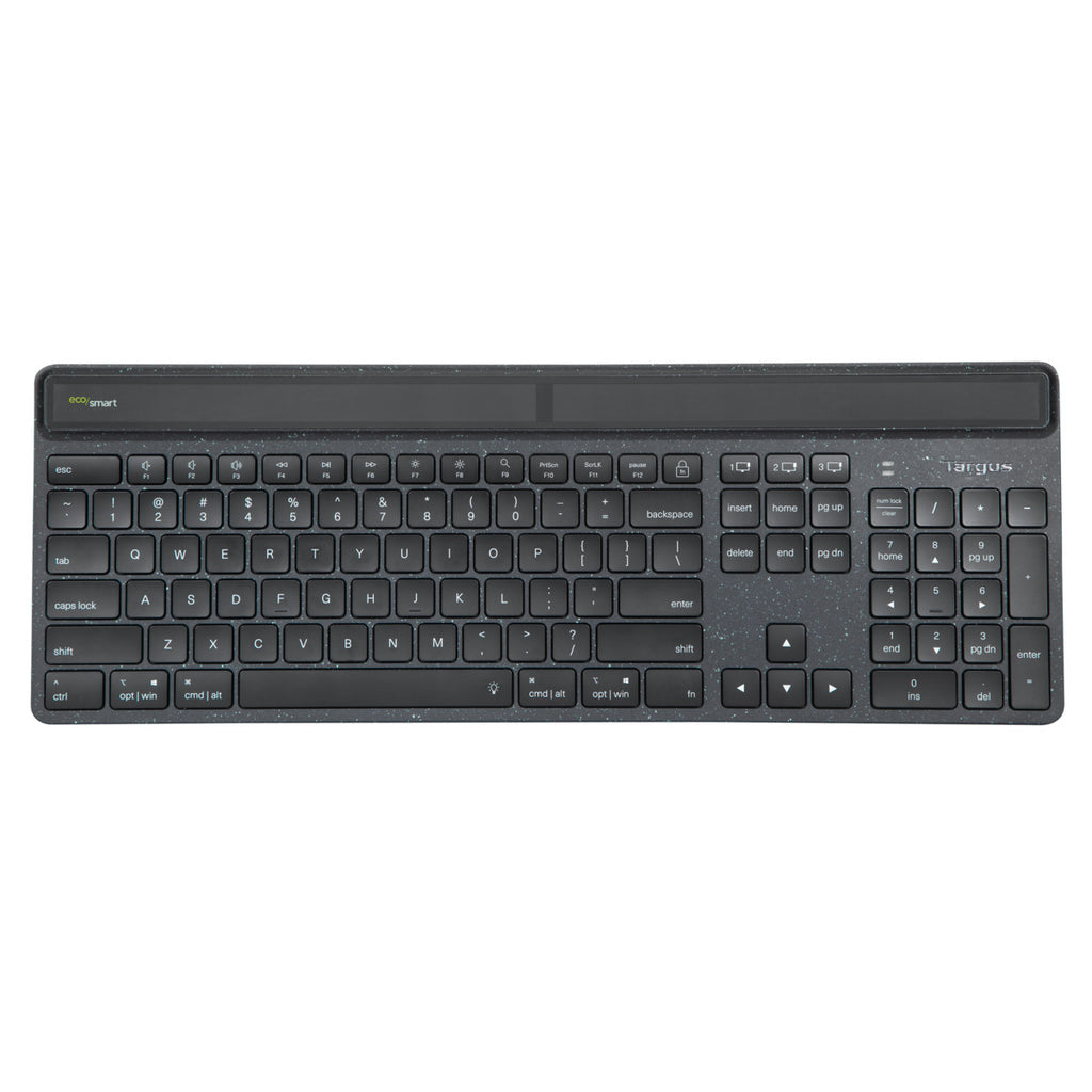 Targus Energy Harvesting EcoSmart keyboard Office Bluetooth Black
