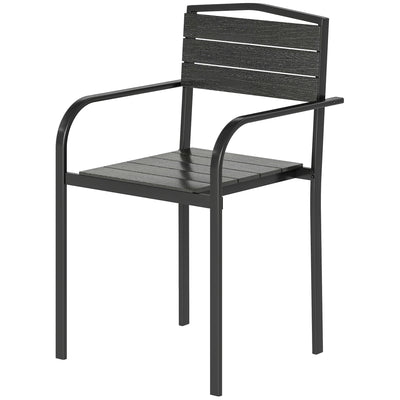 Stackable Patio Chairs Set of 4