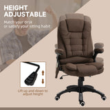 Reclining Massage Office Chair, Executive Office Chair with High Back, Swivel Wheels