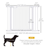 Barrière métallique pour animaux 29,5