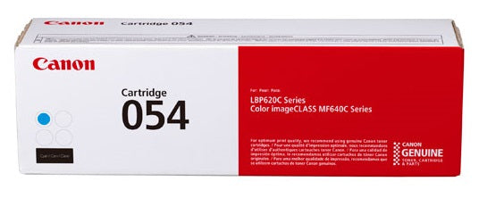 Cartouche de toner cyan Canon 054 - 1200 pages