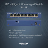 Commutateur de bureau Gigabit 8 ports Netgear GS108