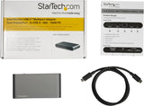 StarTech.com USB C Dock - 4K Dual Monitor DisplayPort - Mini Laptop Do