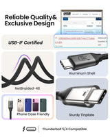 StarTech.com USB C to USB C Cable - 6 ft / 1.8m - 5A PD - Certified Wo