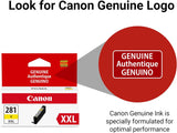 Cartouche d'encre authentique Canon CLI-281XXL Jaune CLI-281 XXL Jaune