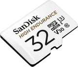 Carte microSDHC vidéo haute endurance SanDisk 32GB avec adaptateur pour Dash
