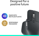 Logitech MX Master 3S Bluetooth Edition Wireless Mouse, No USB Receive
