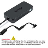 ASUS 90W UNIVERSAL ADAPTER 3 TIPS (4.0MM 4.5MM 5.5MM)