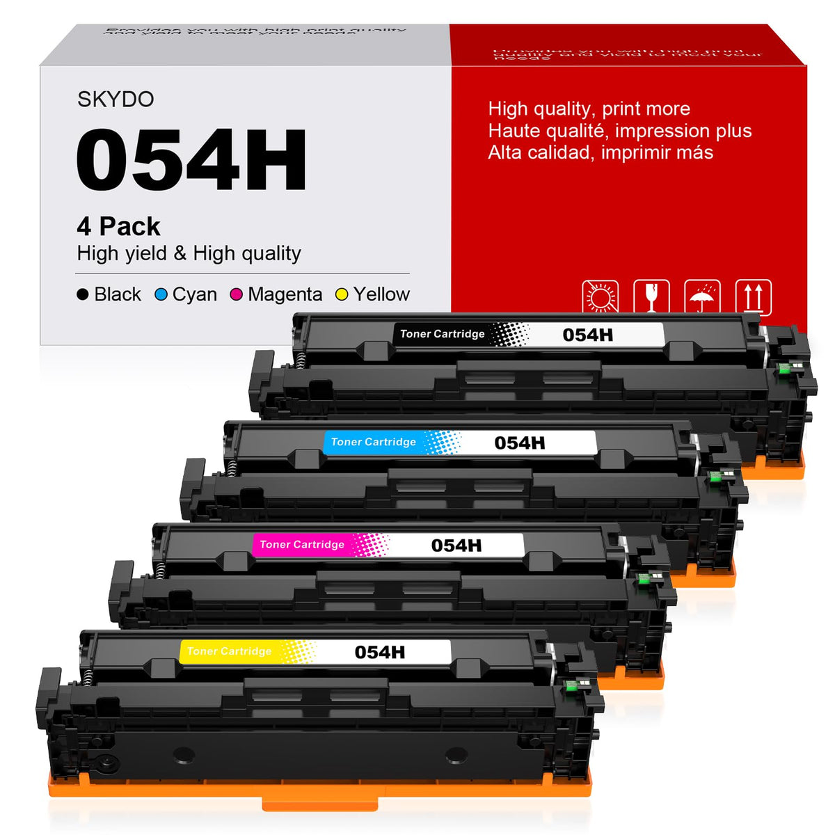 054H Toner Cartridge Replacement for Canon 054H 054 H CRG-054 Work wit