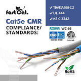 100FT CAT6 Ethernet Cable Orange POE